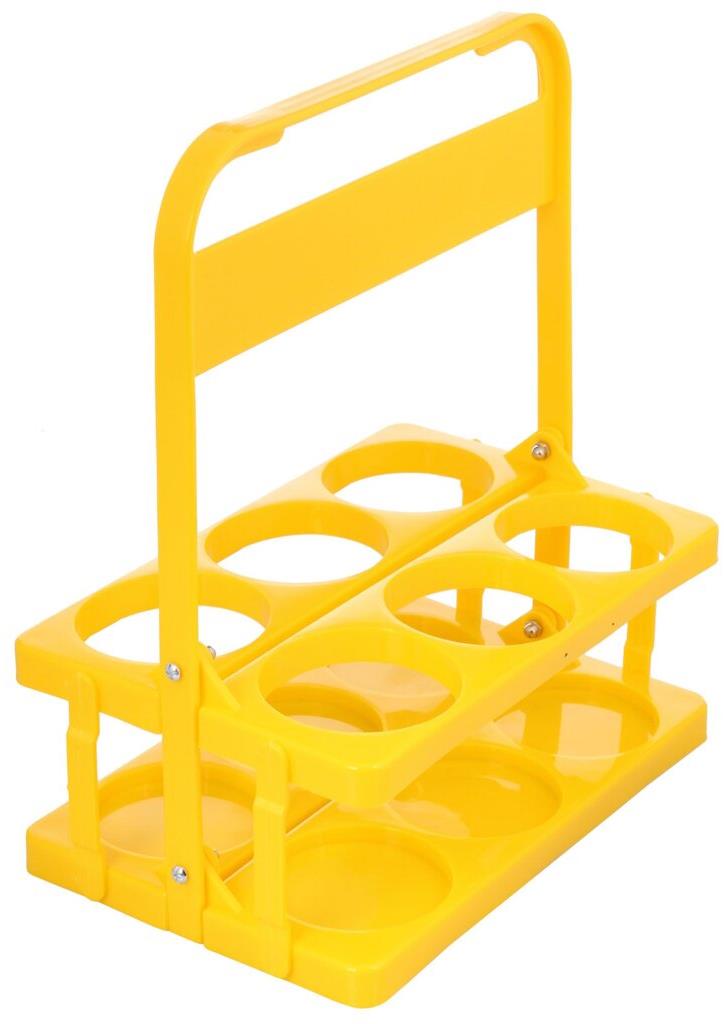 Merco Holder 6 – plastový nosič na 6 fliaš žltý