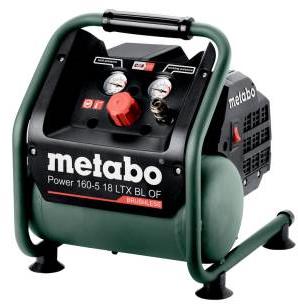 METABO Kompresor so vzdušníkom 5 l, bezolejový AKU Power 160-5 18 LTX BL OF (bez AKU)