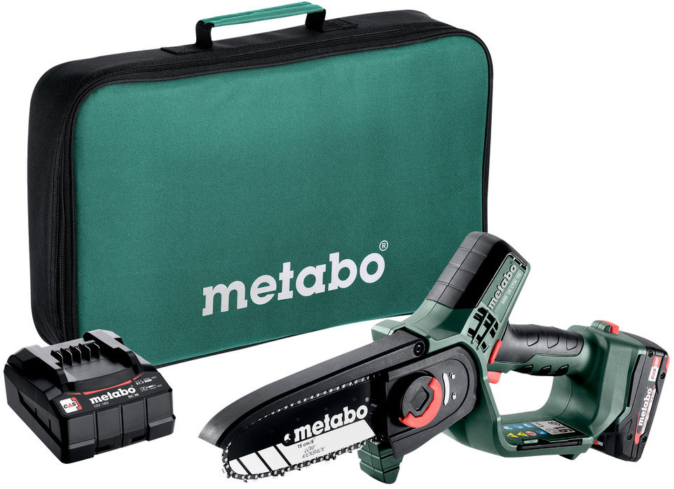 METABO Jednoručná motorová píla AKU MS 18 LTX 15 (1x2,0 Ah)