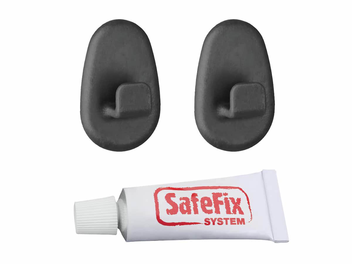 Metaltex LAVA Háčik 2 ks + Lepidlo SAFEFIX pre závesný systém