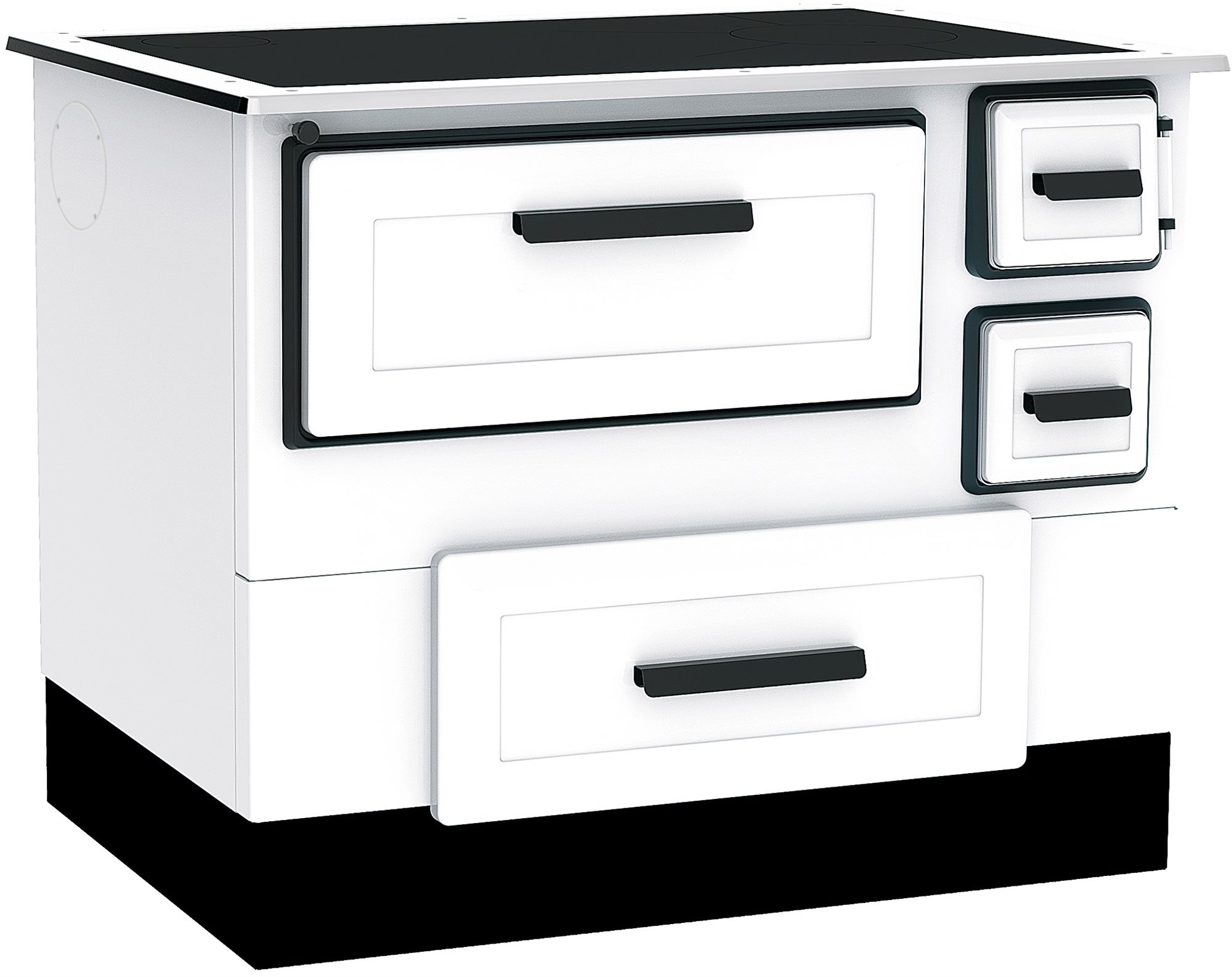 ALFA PLAM Sporák ALFA 55 biely, ľavý, 5 kW