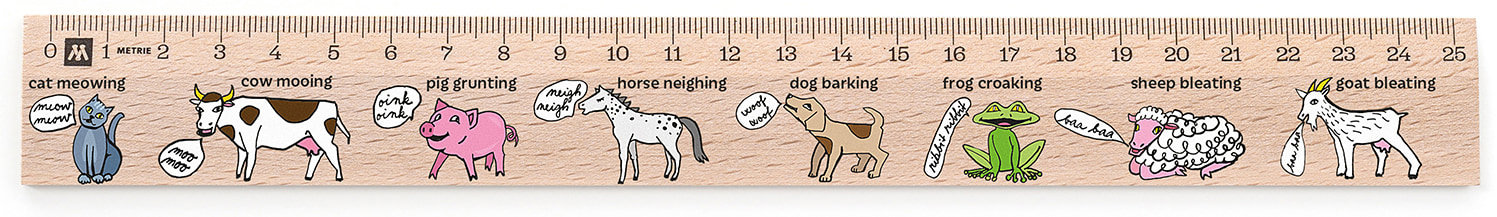 METRIE Didakt M07 drevené, animals speak, 25 cm