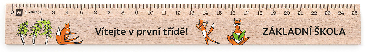 METRIE Didakt M07 drevené, vitajte v prvej triede, 25 cm