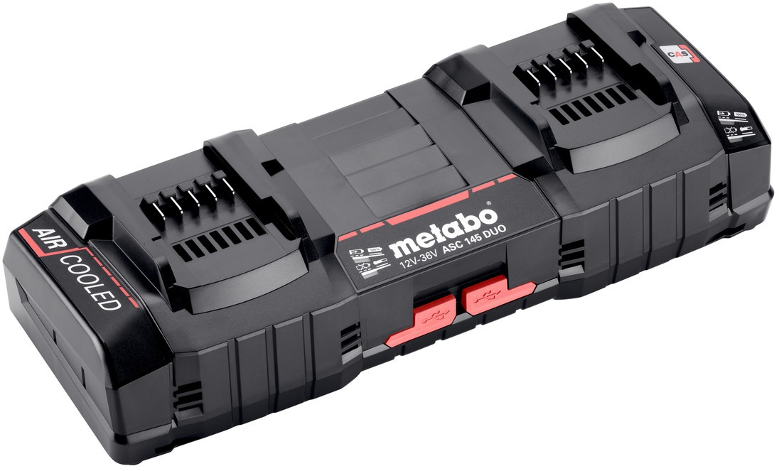 Metabo Rýchlonabíjačka ASC 145 DUO, 12 – 36 V