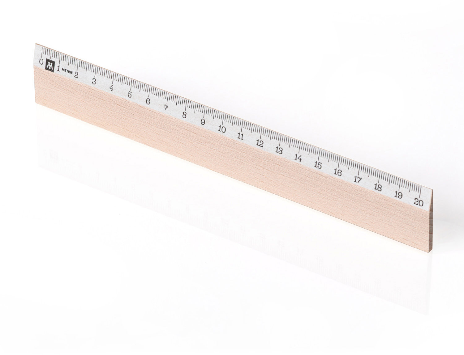 METRIE Scholar-WSM20 drevené, s čierno-bielou stupnicou, 20 cm