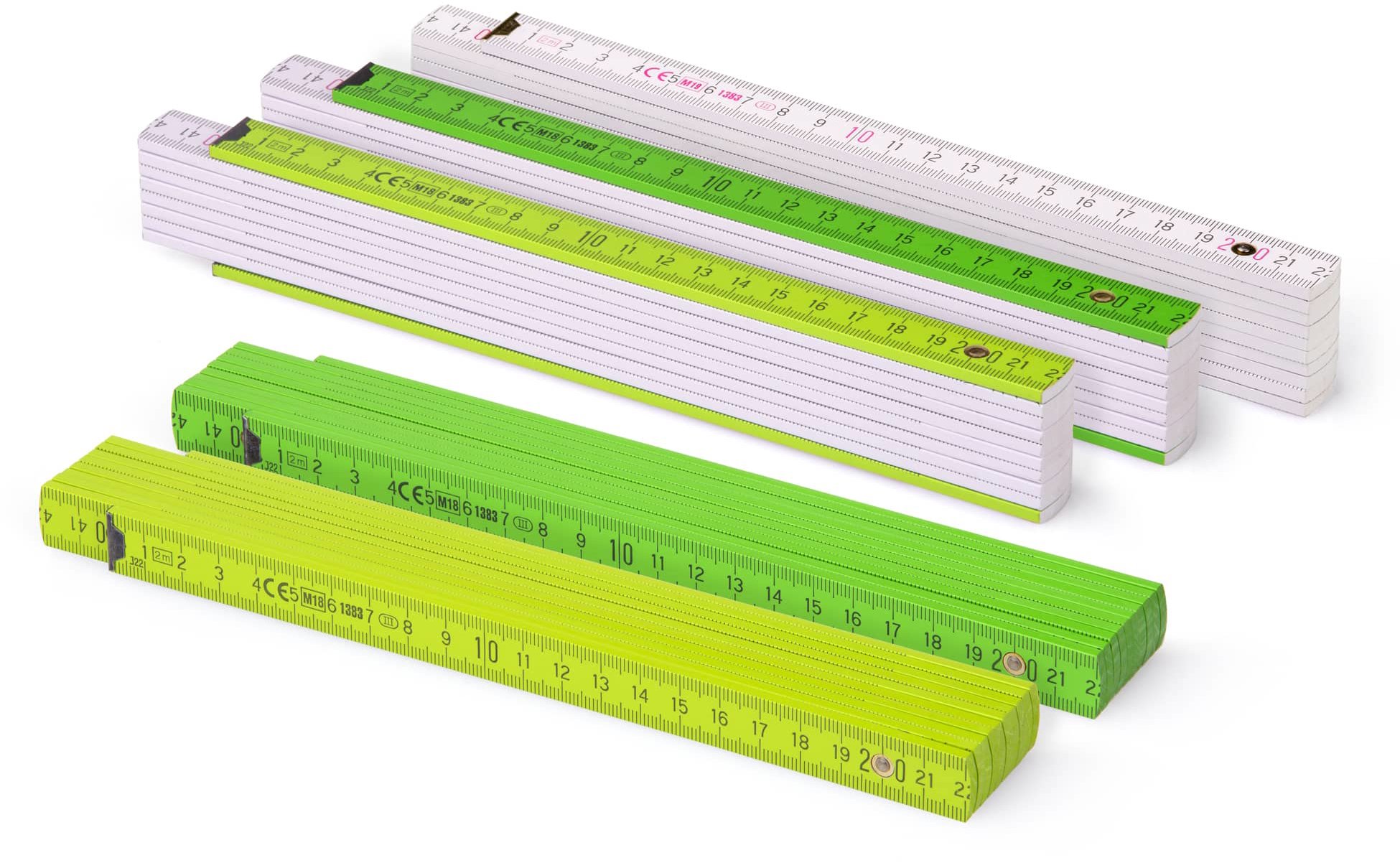 Metria Block-52 skladací meter, 2 m, zelené odtiene