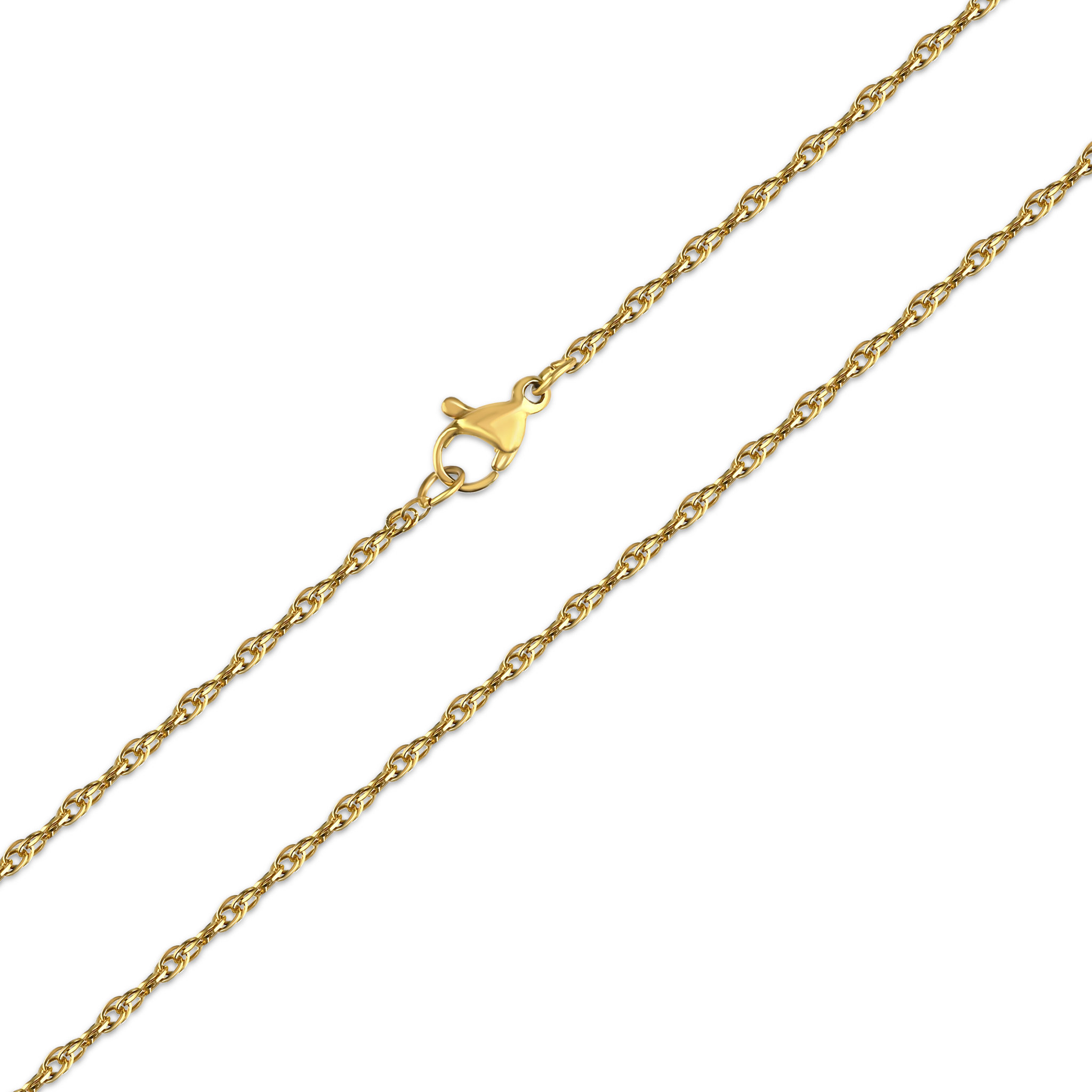 Meucci Prepletaná retiazka 45/0,2 cm GOLD