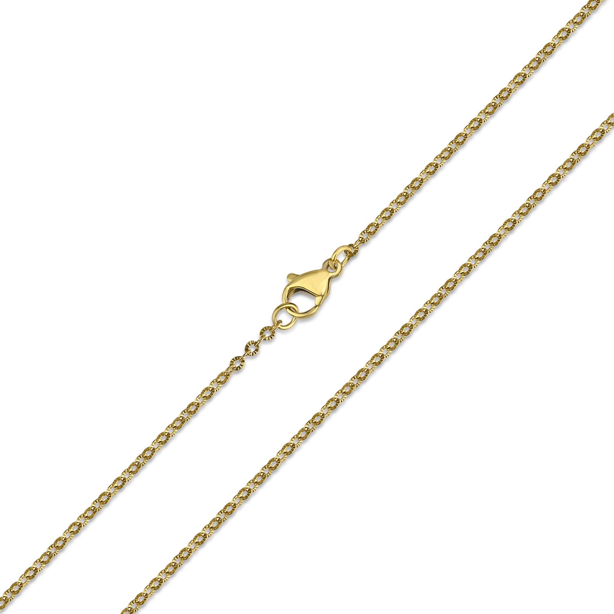 Meucci Vzorovaná retiazka 45/0,2 cm GOLD