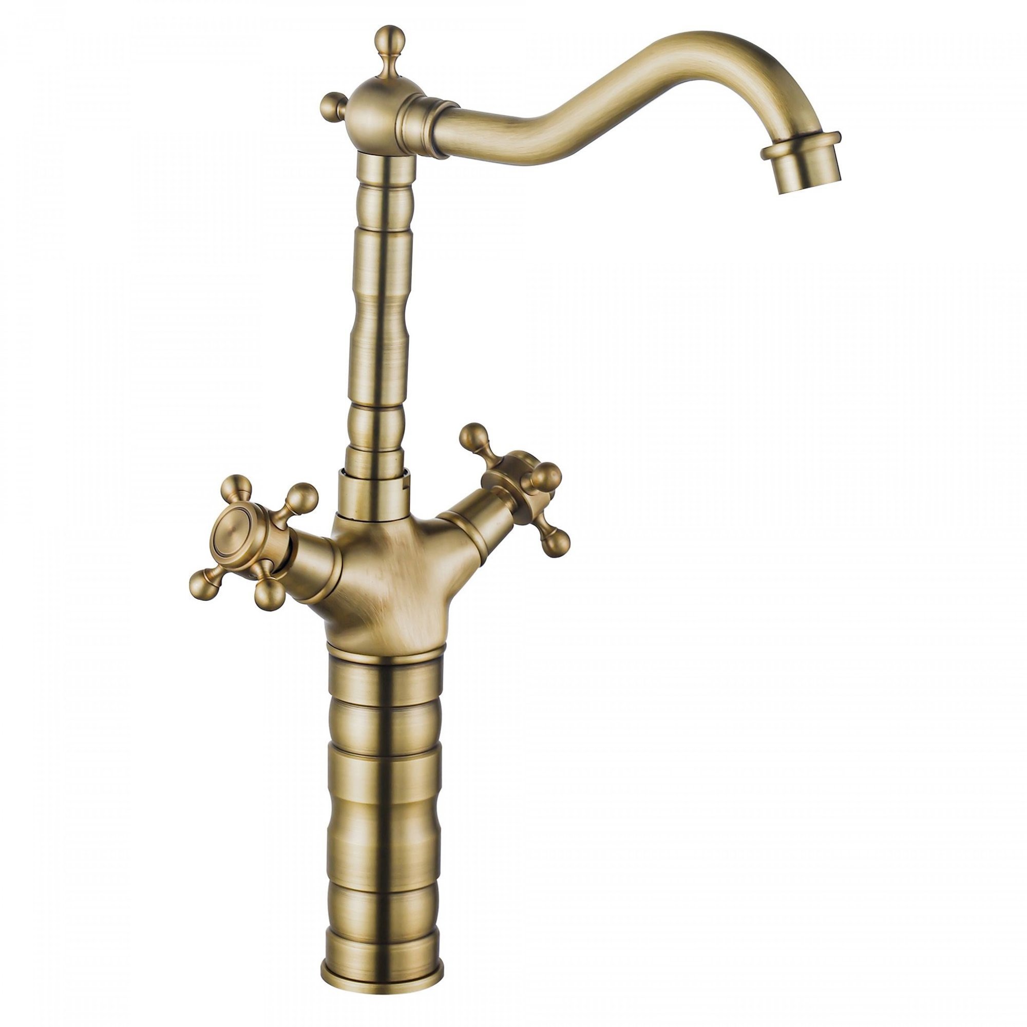 REA Kuchynská Umývadlová batéria Rustico antique gold (REA-B5521)