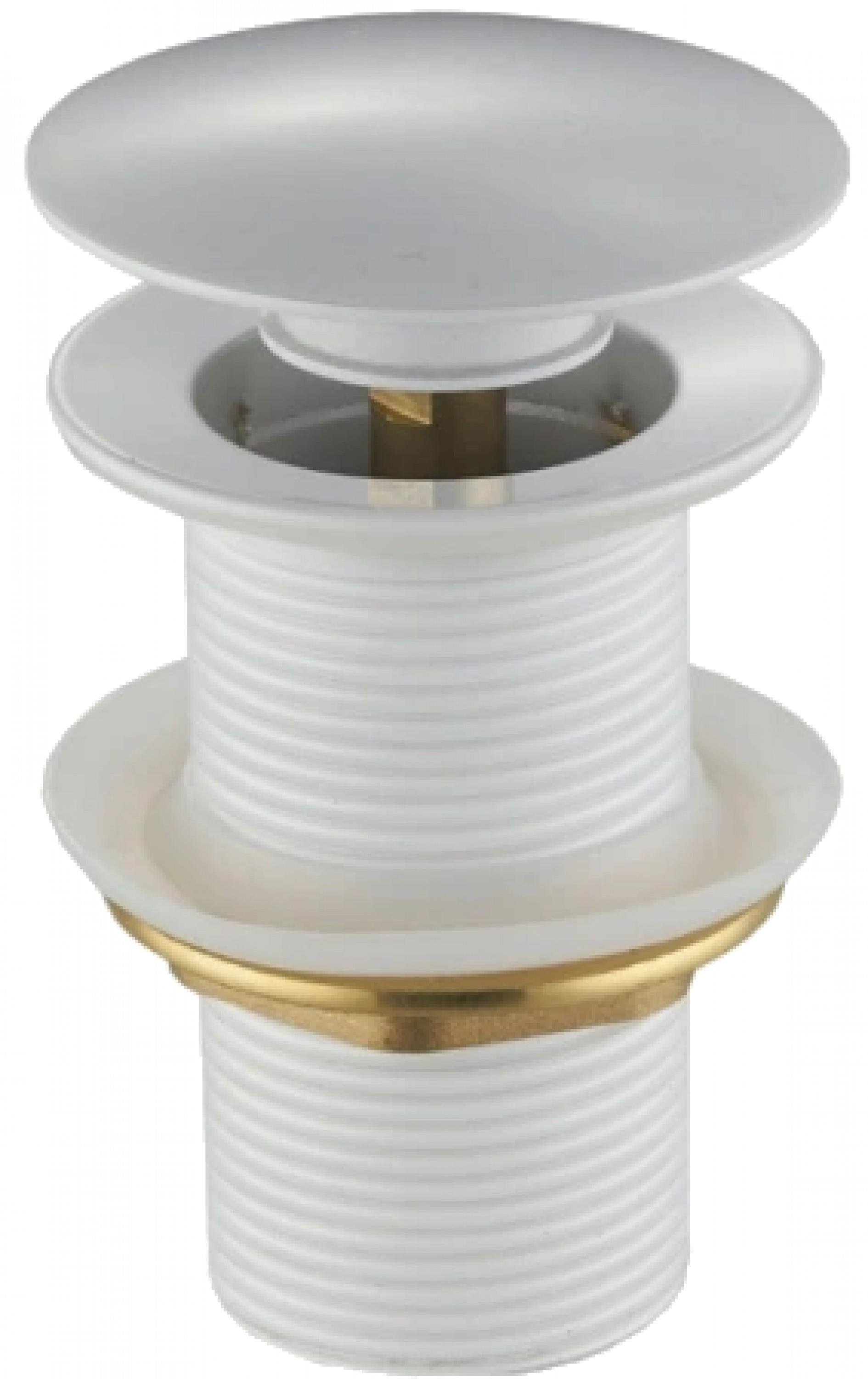 MEXEN Zátka klik-klak bez prepadu okrúhla, biela