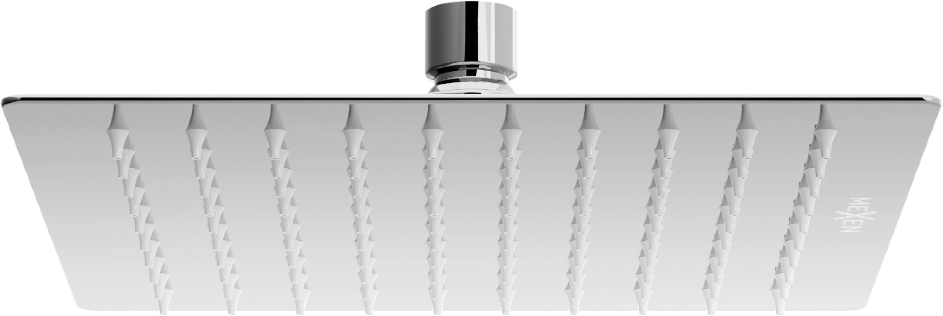 MEXEN Slim dážď 20 × 20 cm, chróm