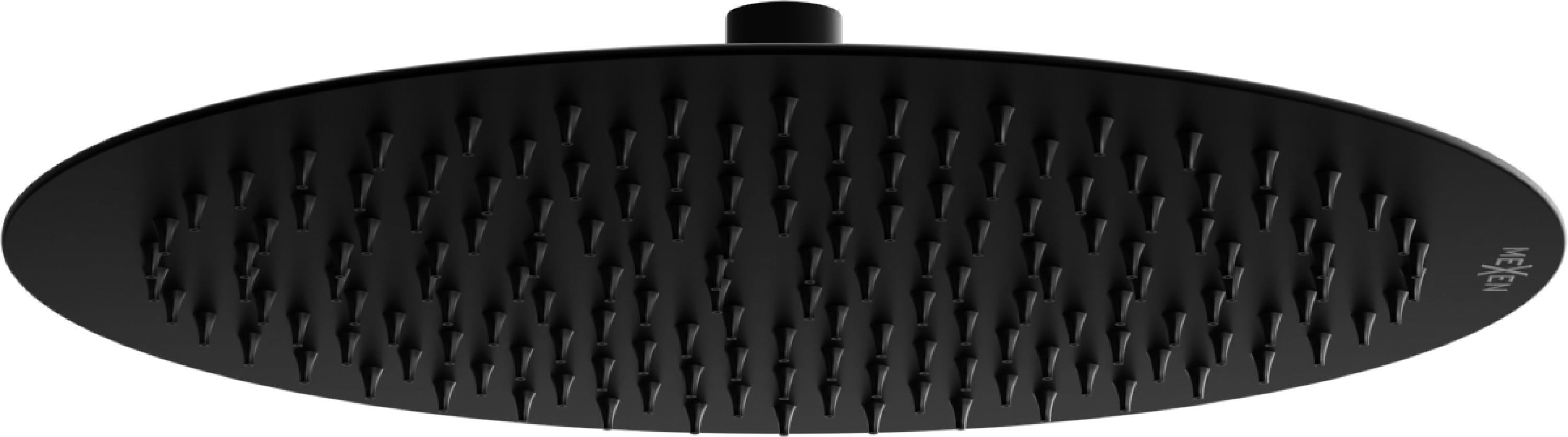 MEXEN Slim dážď 30 cm, čierna