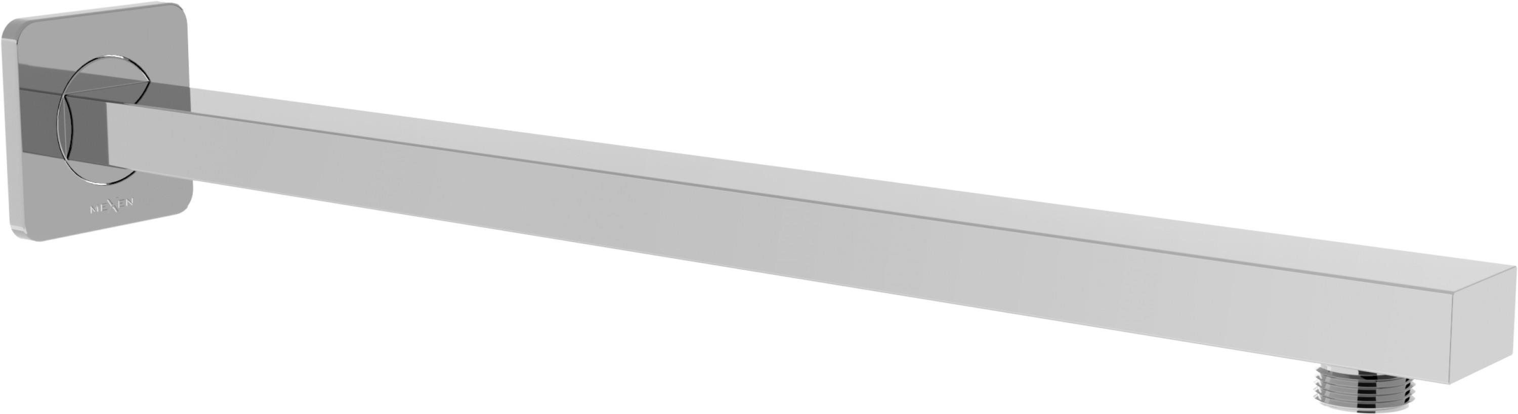MEXEN Sprchové rameno nástenné 40 cm obdĺžnikové, chróm