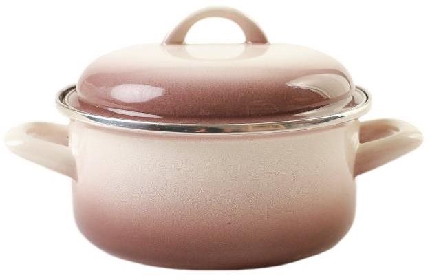 Metalac capuccino, plytký kastról Standard s pokrievkou 14 cm, 1 l