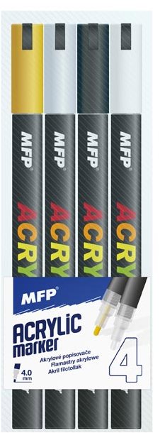 MFP akrylové 4 mm, sada 4 ks