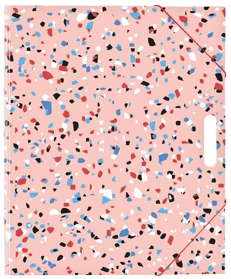 MFP zložka na výkresy A4 terrazzo ružové