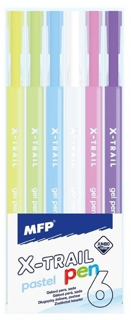 MFP X-trail PASTEL – súprava 6 ks
