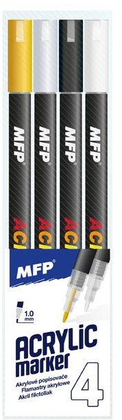 MFP akrylové 1 mm – súprava 4 ks