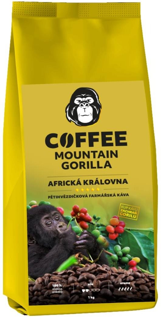 Mountain Gorilla Coffee Africká kráľovná, 1 kg