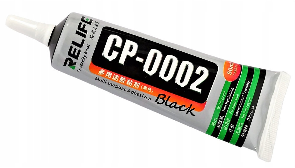 MG CP-0002 montážne lepidlo na elektroniku 50 ml, čierne