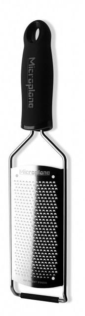 Microplane Gourmet Strúhadlo jemné s rukoväťou čierne