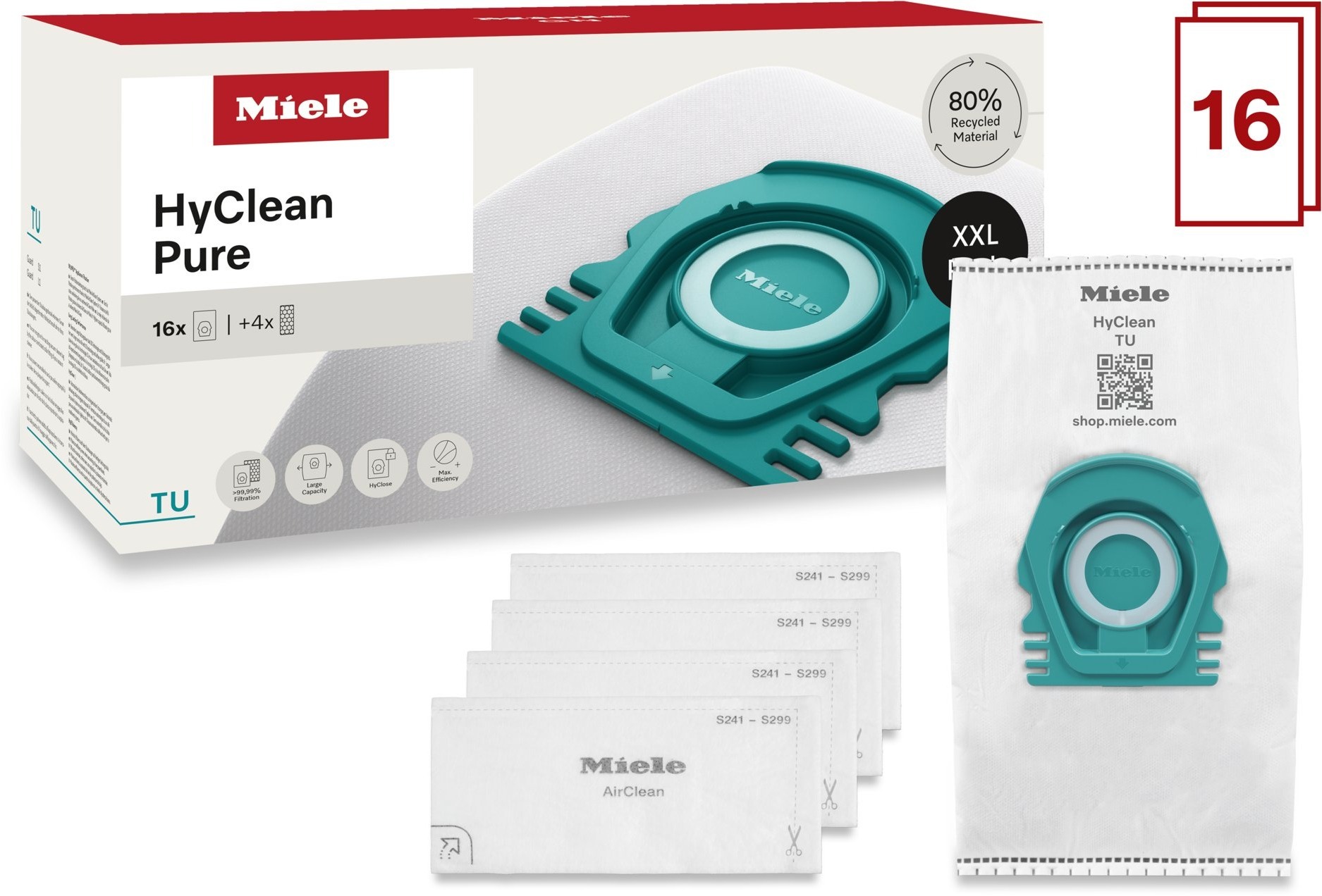 Miele HyClean Pure TU XXL – 16 ks