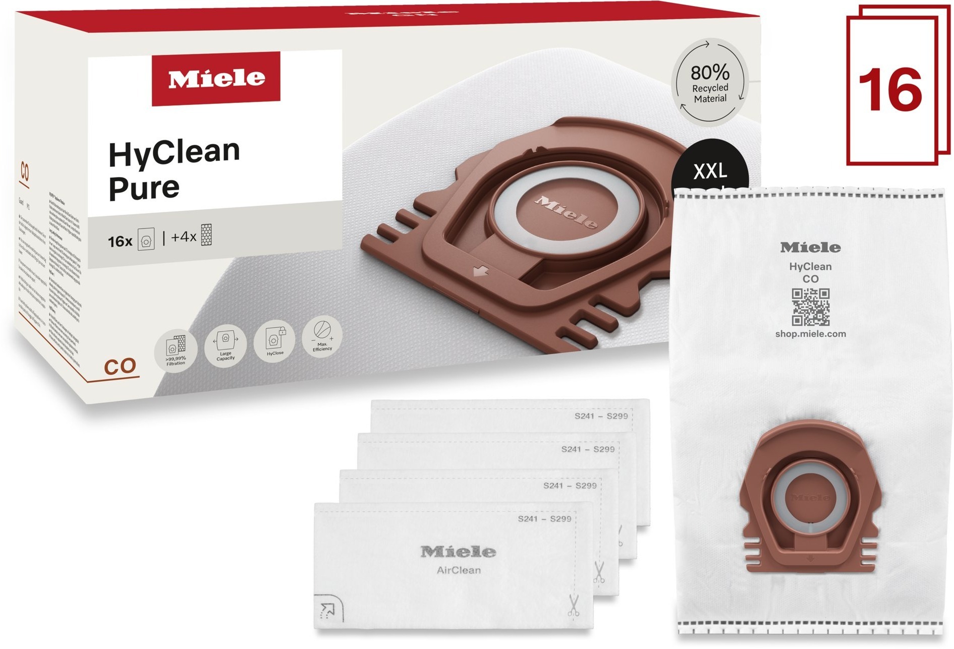 Miele HyClean Pure CO XXL – 16 ks