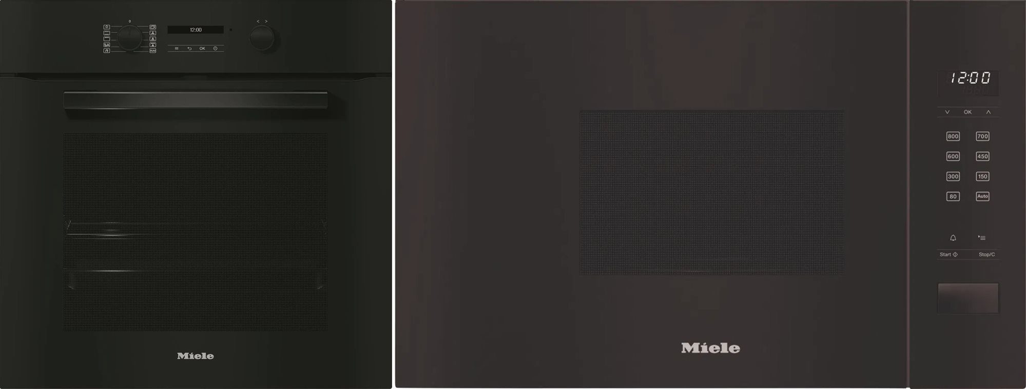 MIELE H 2861-1 BP Black 125 Edition + MIELE M 2230 SC