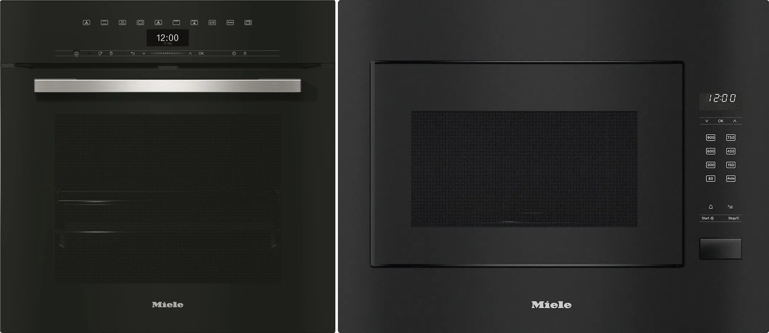 MIELE DGC 7351 Black Line + MIELE M 2240 SC OBSW