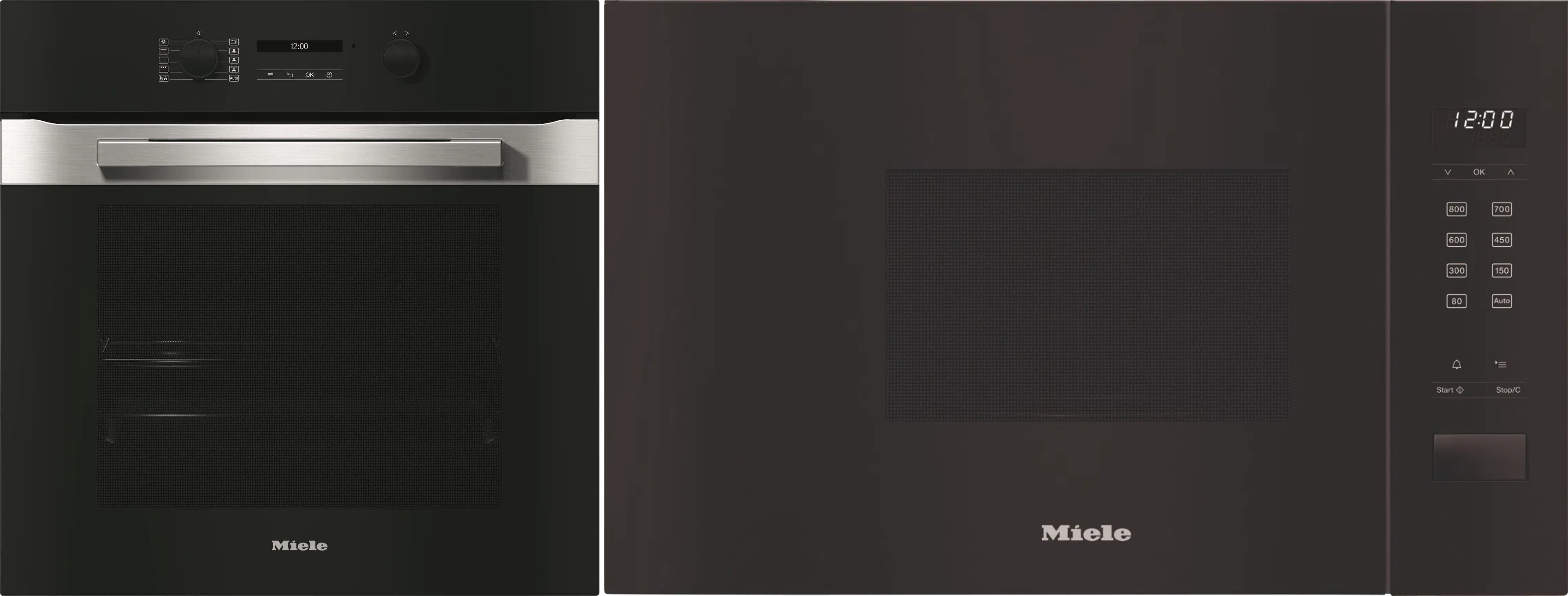 MIELE H 2861-1 B CleanSteel 125 Edition + MIELE M 2230 SC