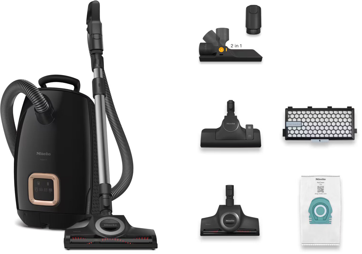 Miele Guard L1 Cat & Dog Obsidian čierna