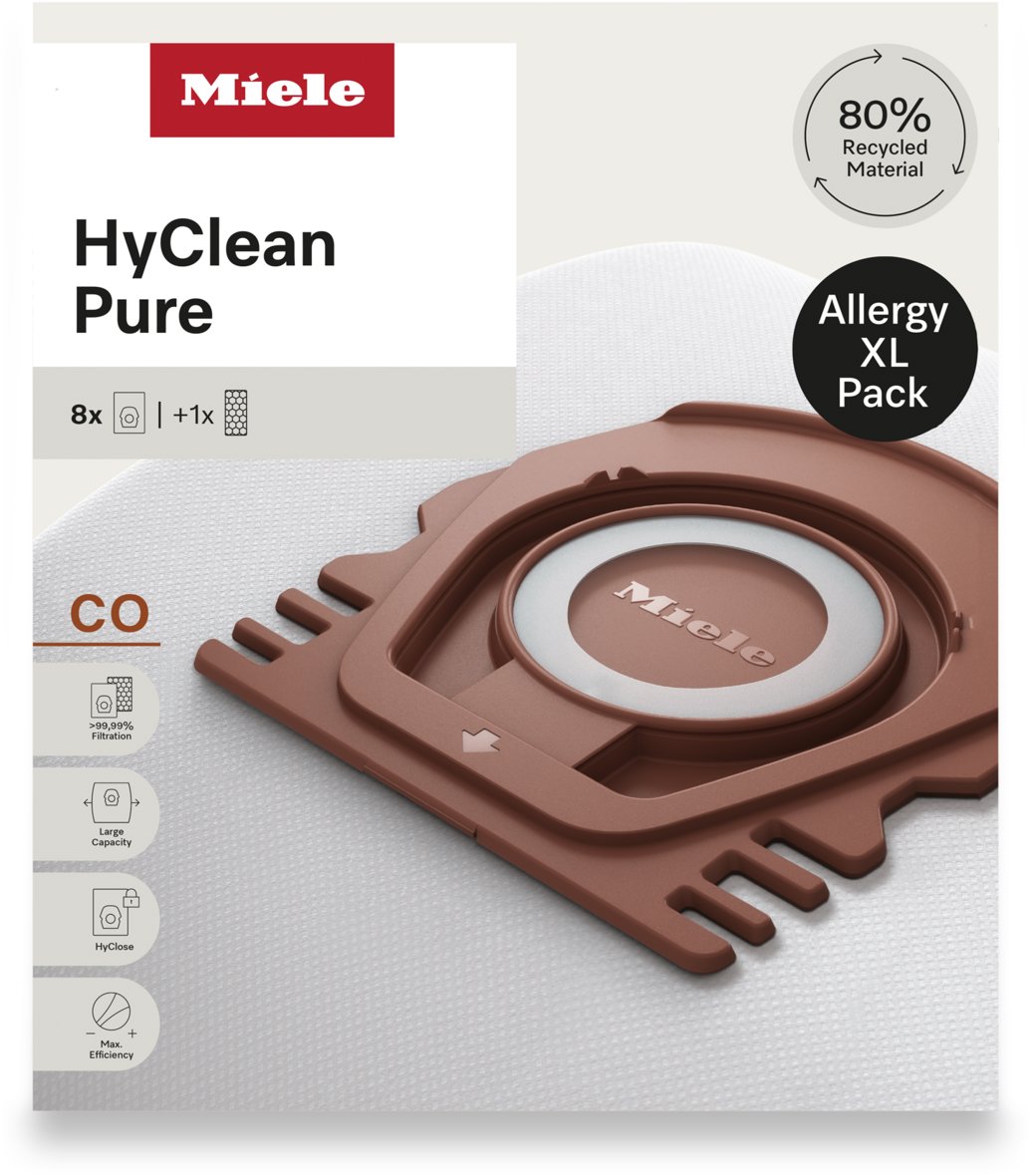MIELE Allergy HyClean Pure CO XL 8 ks + HEPA filtr