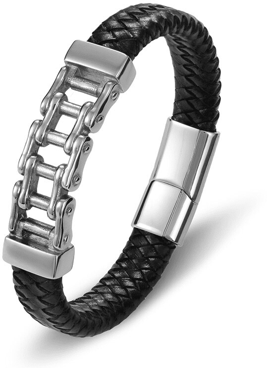 Kožený náramok – BXG6061 – 21,5 cm