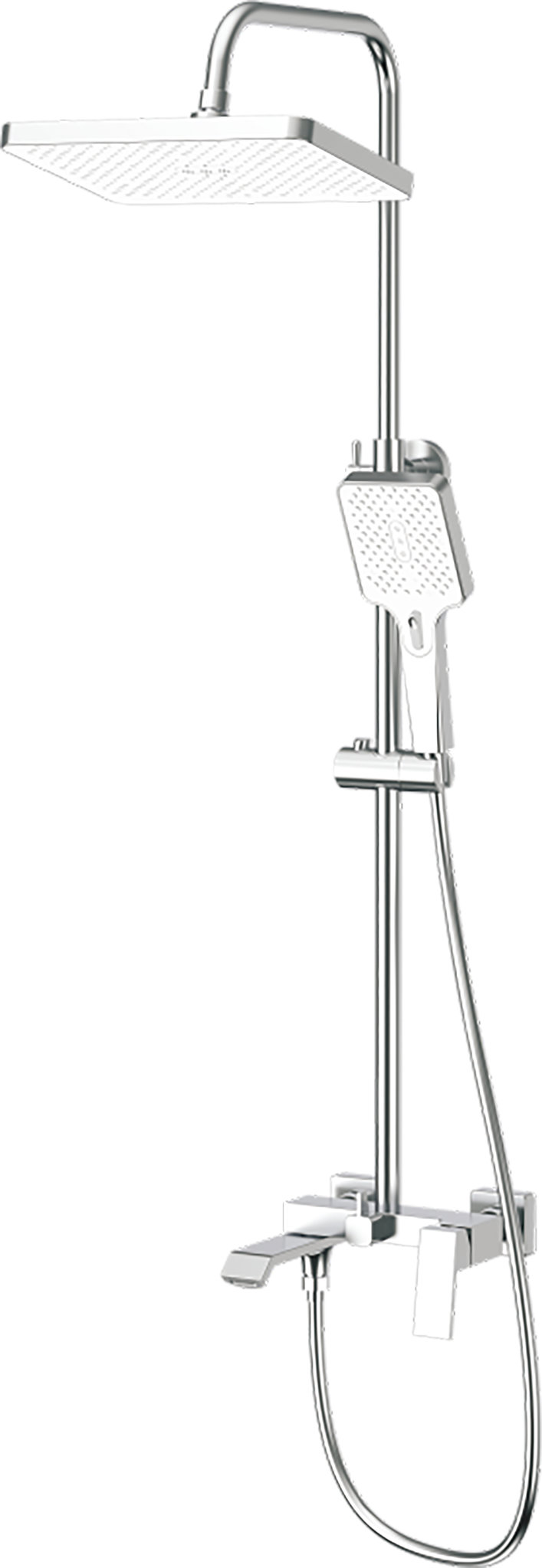 MIXXUS Sprchový sloup s baterií Premium Gaudi 009J