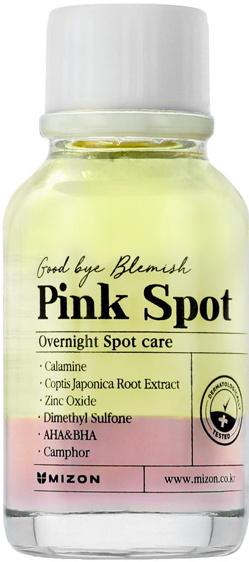 Mizon Good Bye Blemish Pink Spot sérum s púdrom proti akné, 19 ml