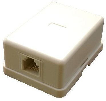 Datacom, CAT3, 1x RJ11, na omietku