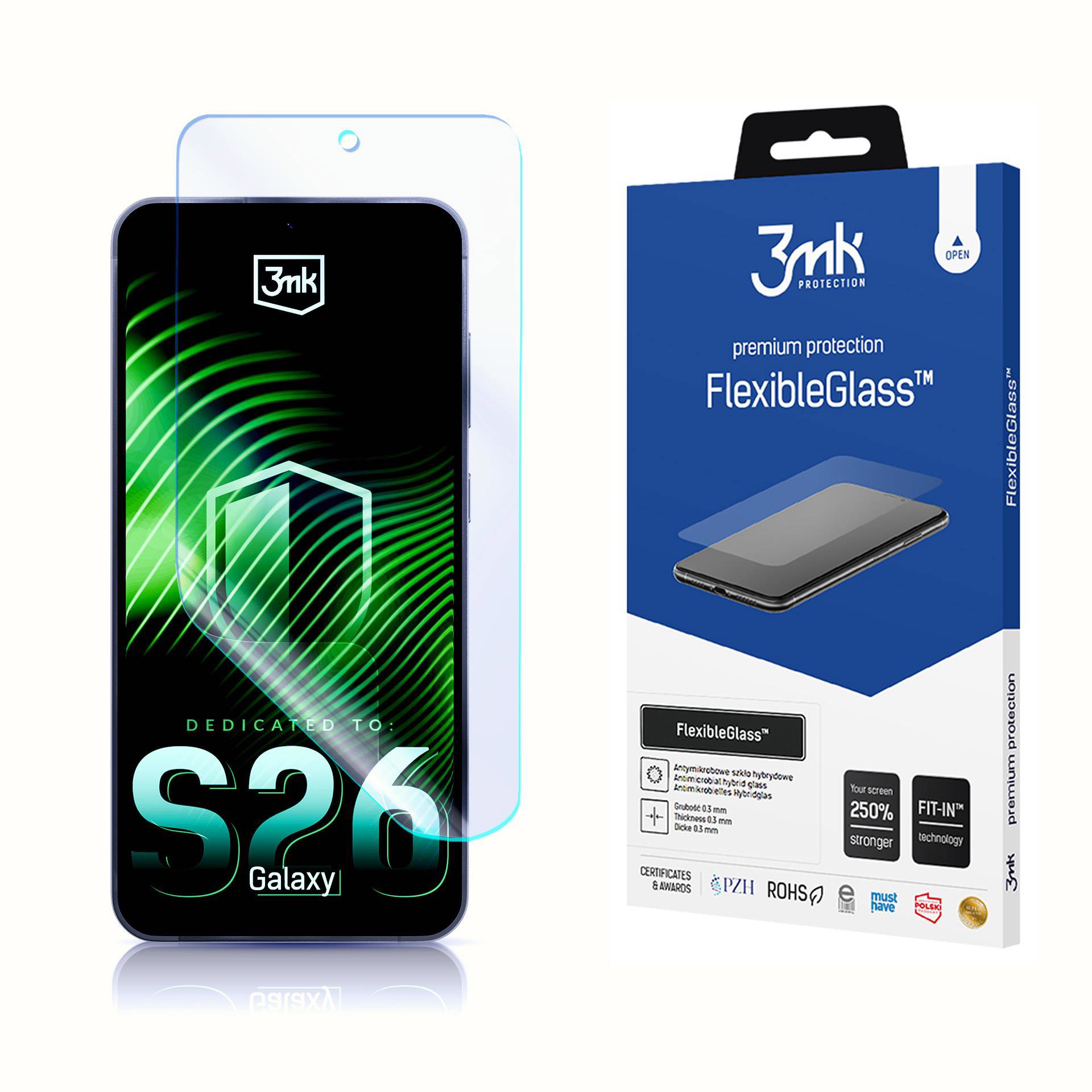 3MK hybridné sklo FlexibleGlass na Samsung Galaxy S26