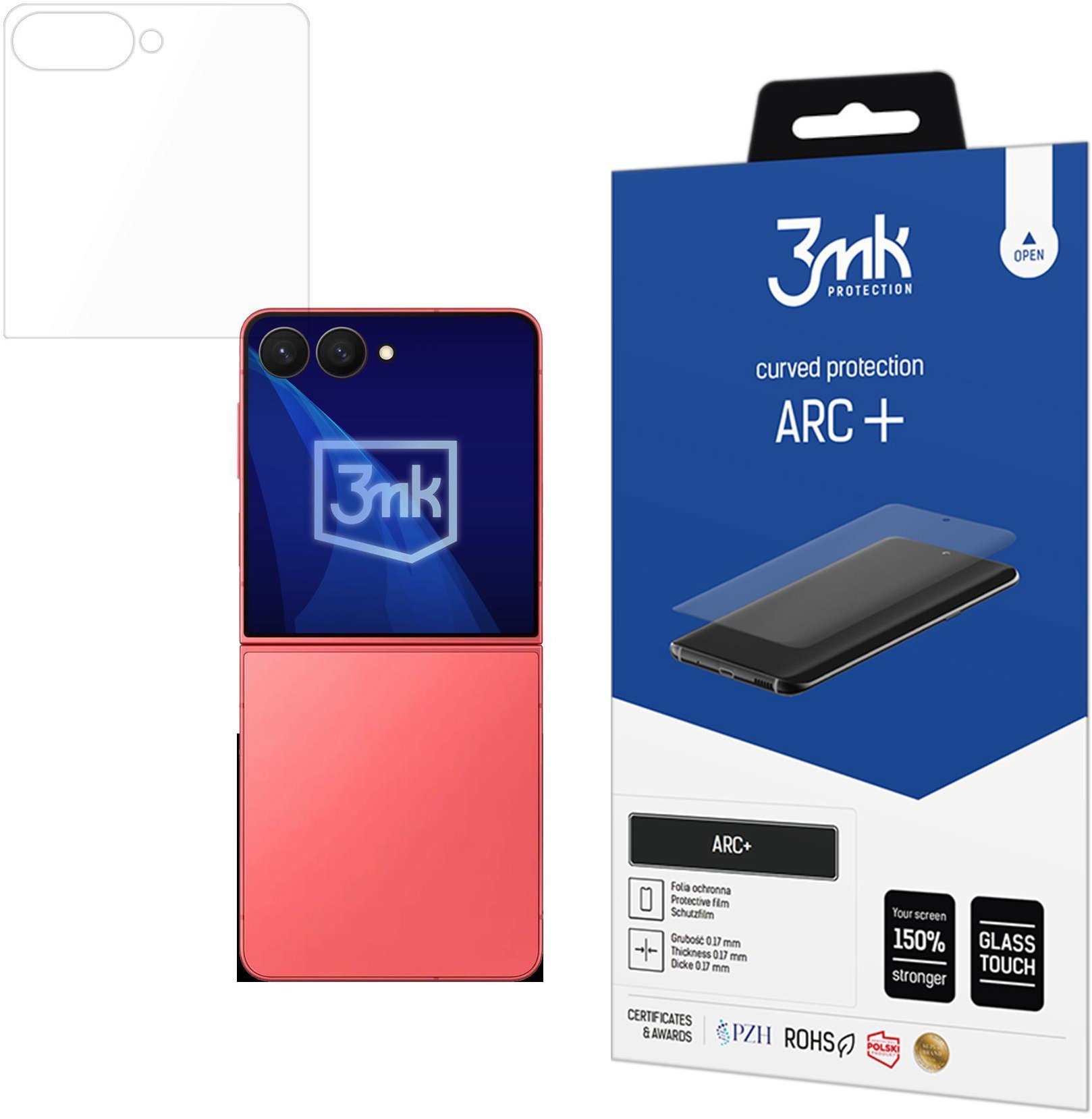 3MK ARC+ na Samsung Galaxy Z Flip 7