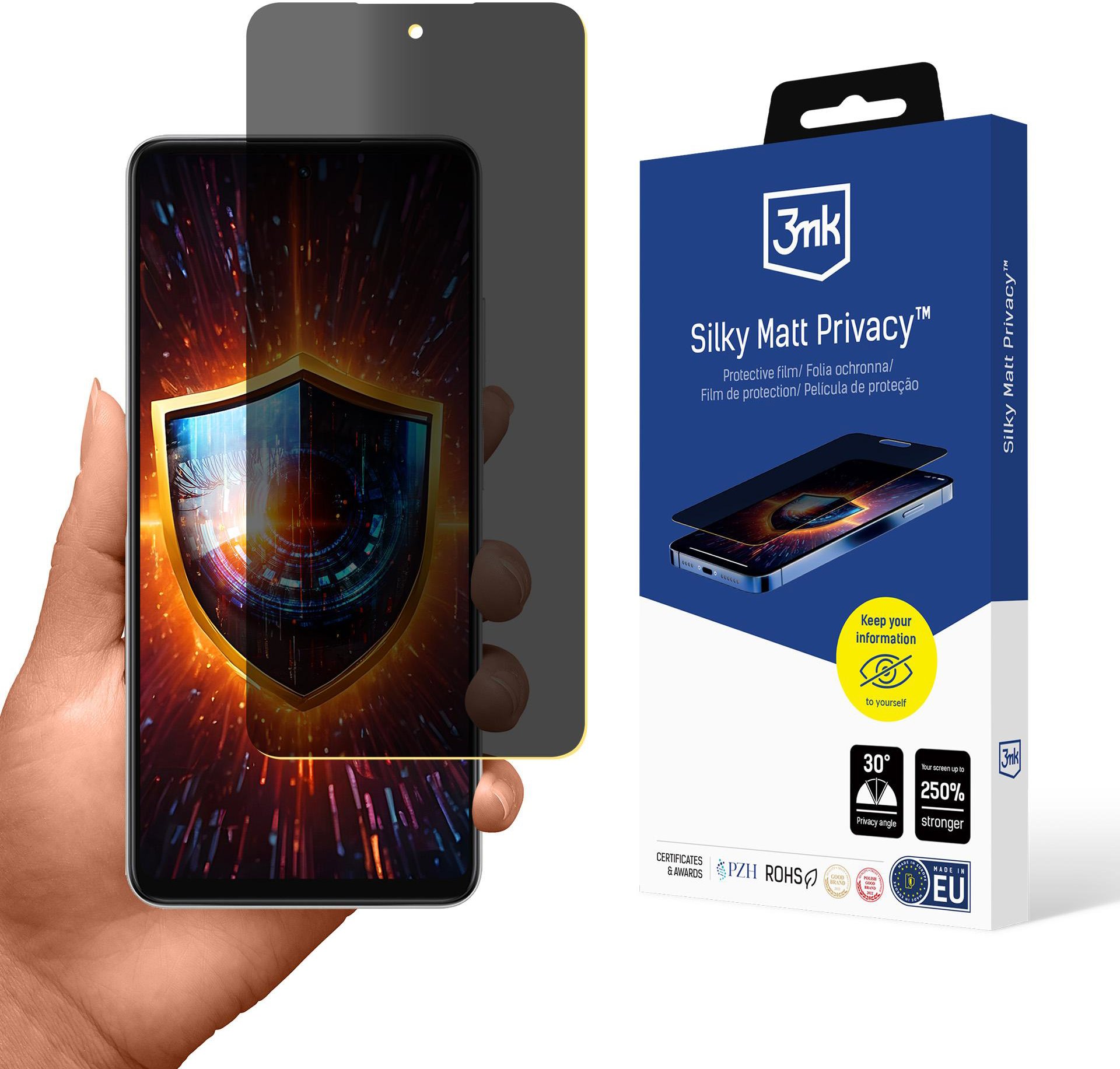 3MK Silky Matt Privacy na Oppo A5 5G/A5x/A5M