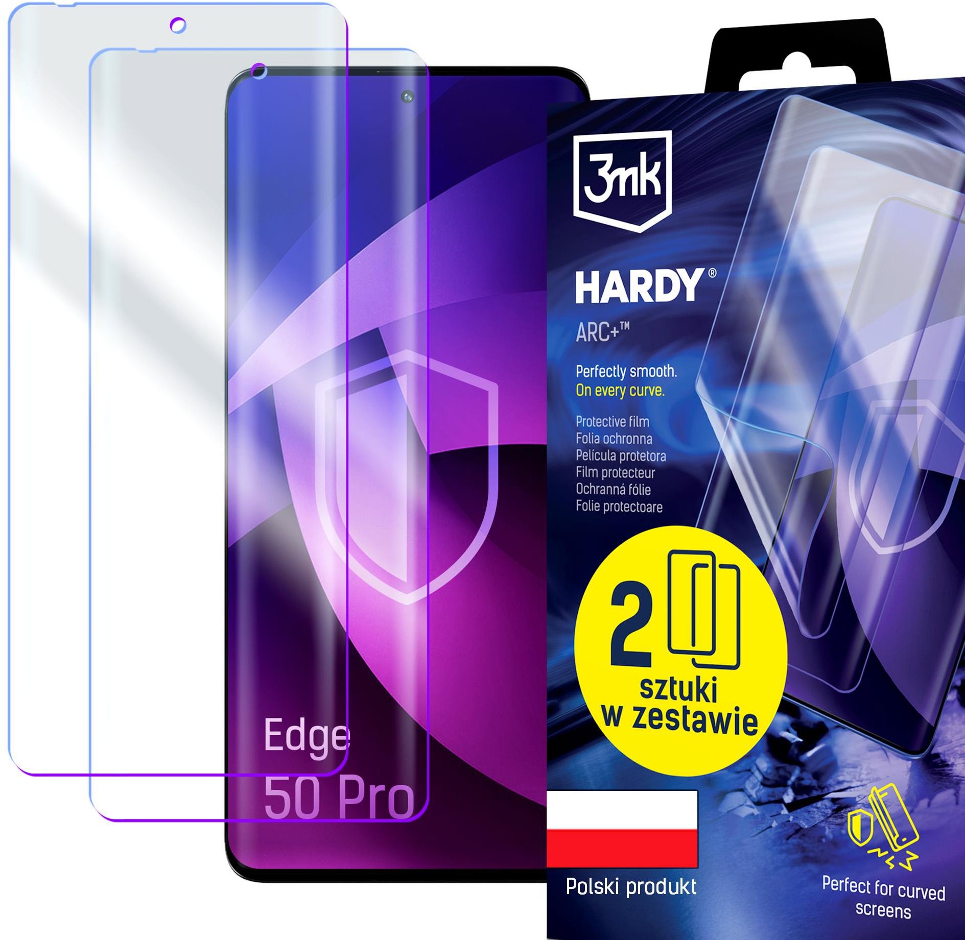 3MK Hardy ARC+ pre Motorola Edge 50 Pro (2 ks)