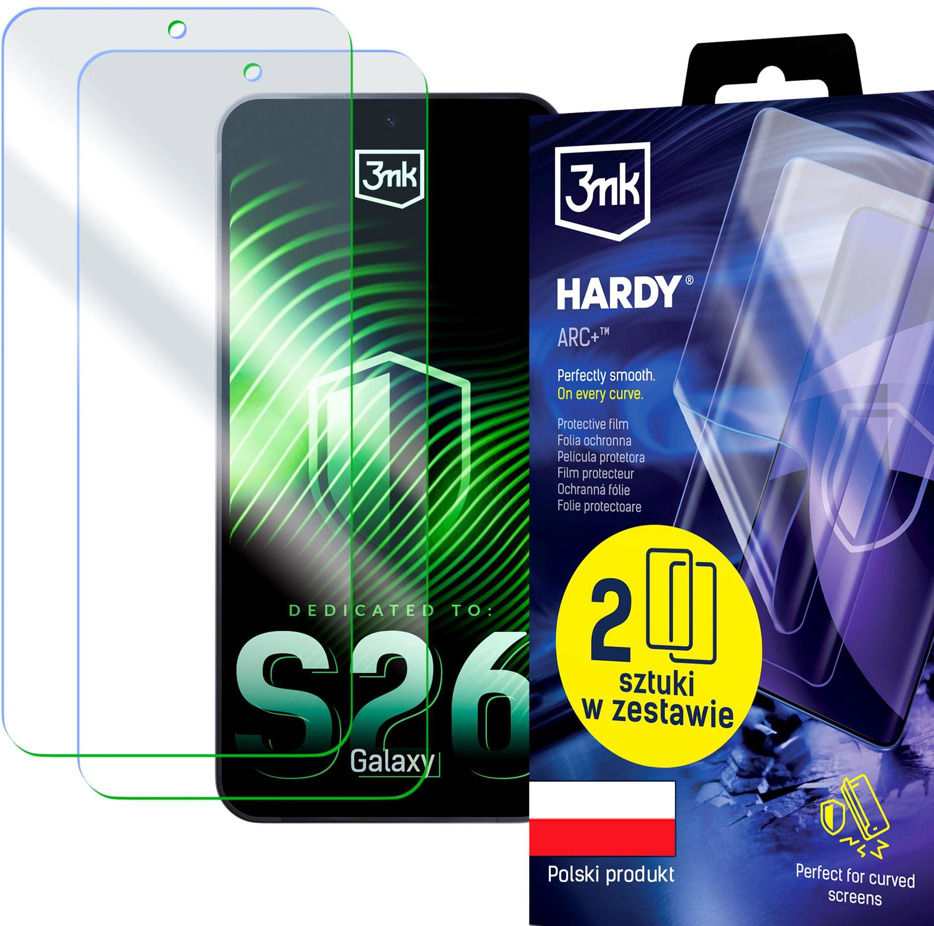 3MK Hardy ARC+ pre Samsung Galaxy S26 (2 ks)