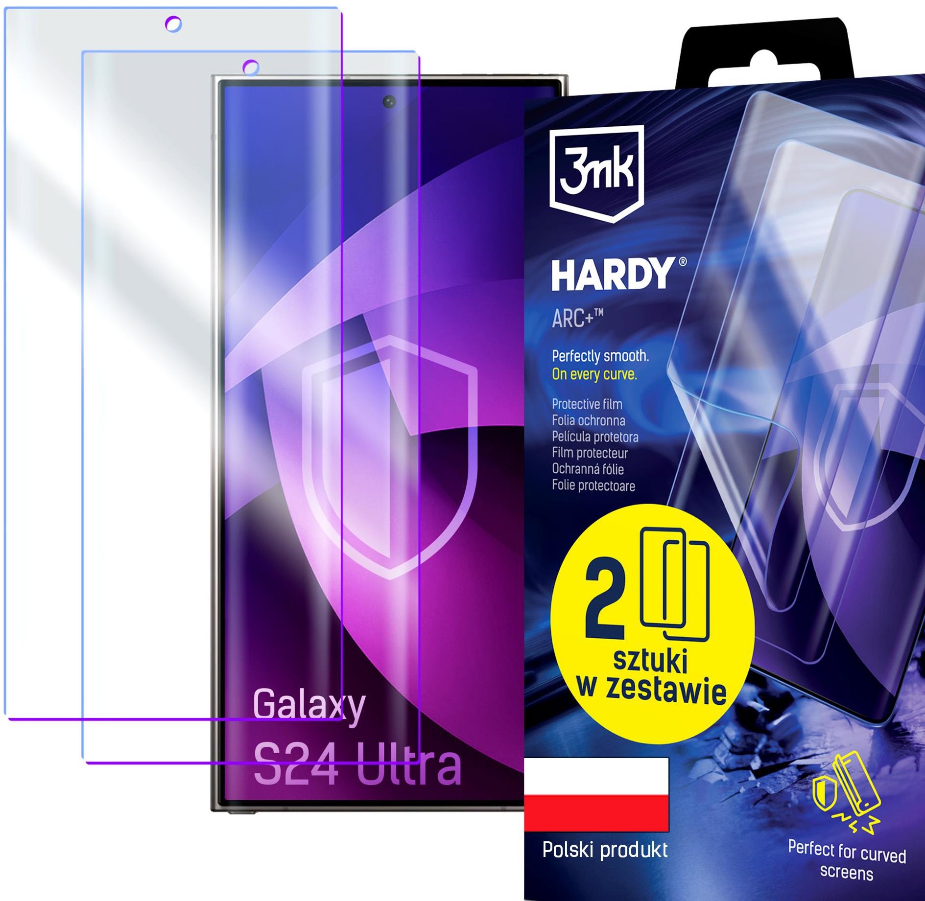 3MK Hardy ARC+ pre Samsung Galaxy S24 Ultra (2 ks)