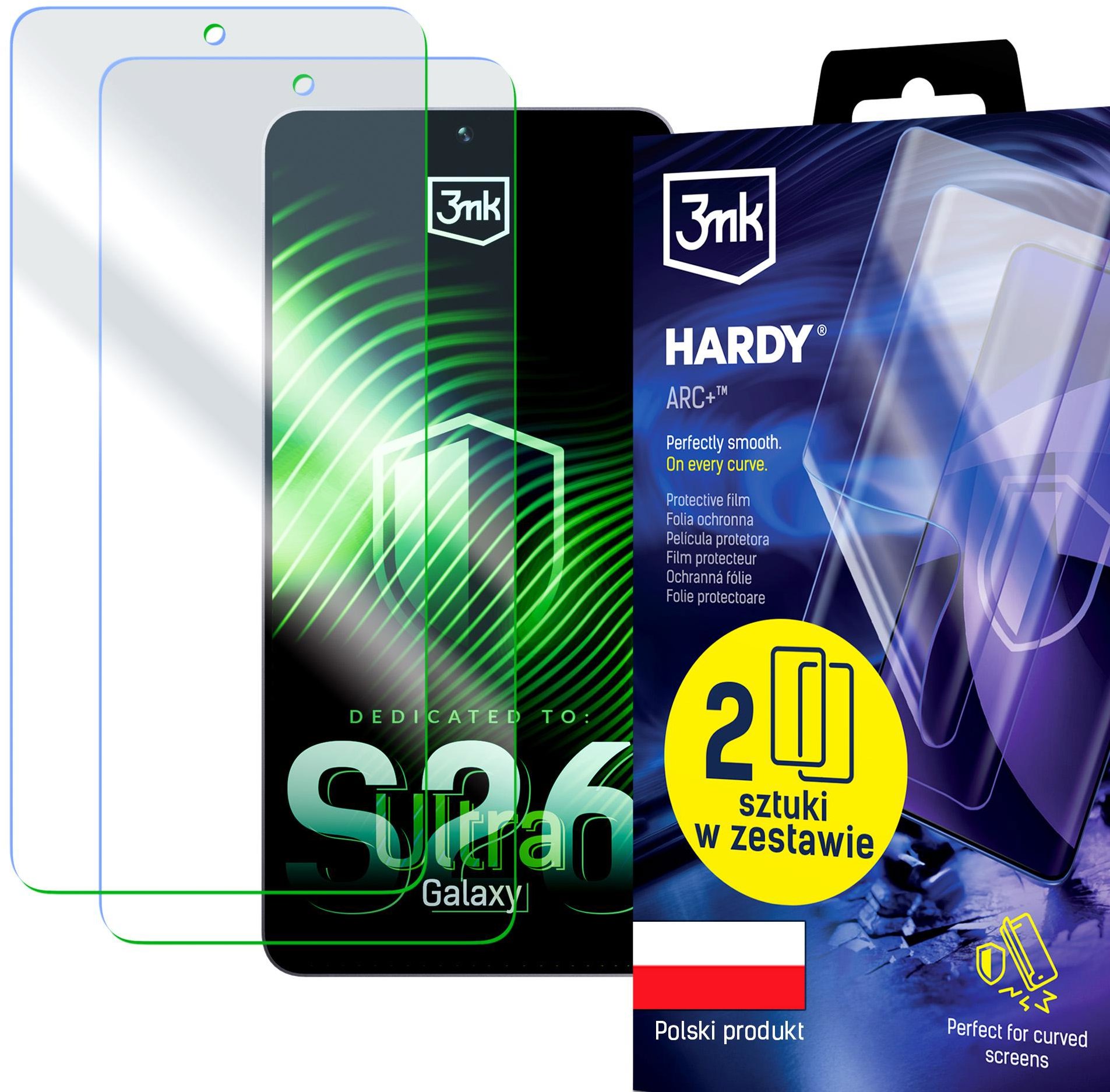 3MK Hardy ARC+ pre Samsung Galaxy S26 Ultra (2 ks)