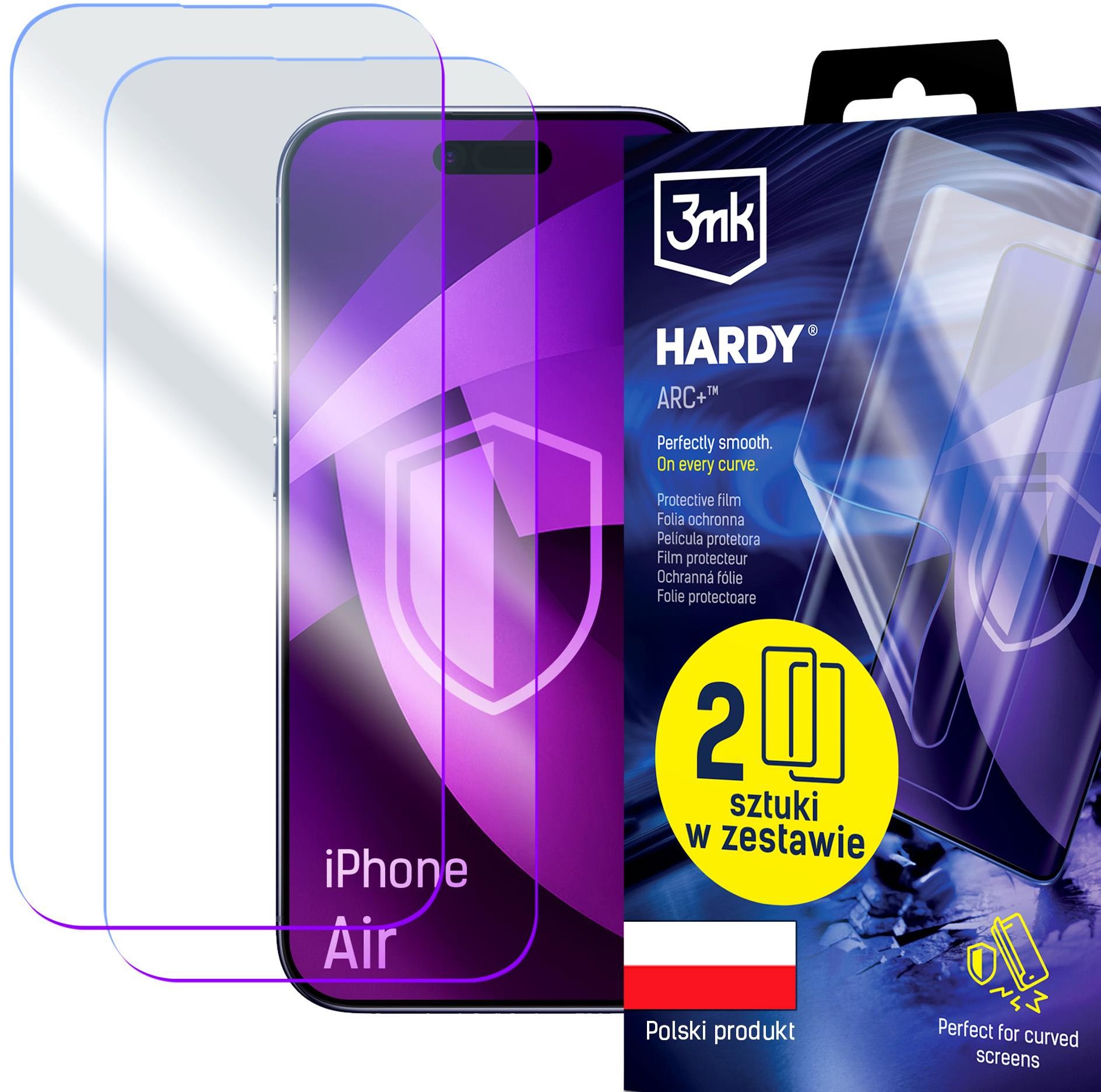 3MK Hardy ARC+ pre Apple iPhone Air (2 ks)