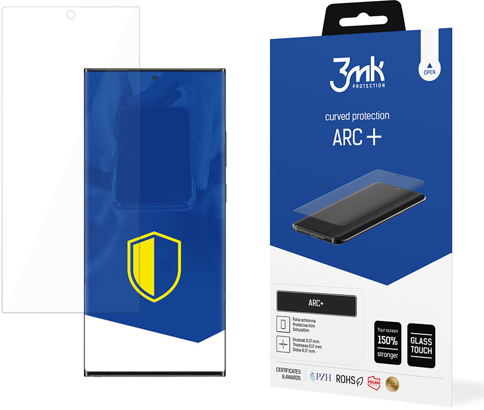 3MK ochranná fólia ARC+ na Samsung Galaxy S22 Ultra (SM-S908)