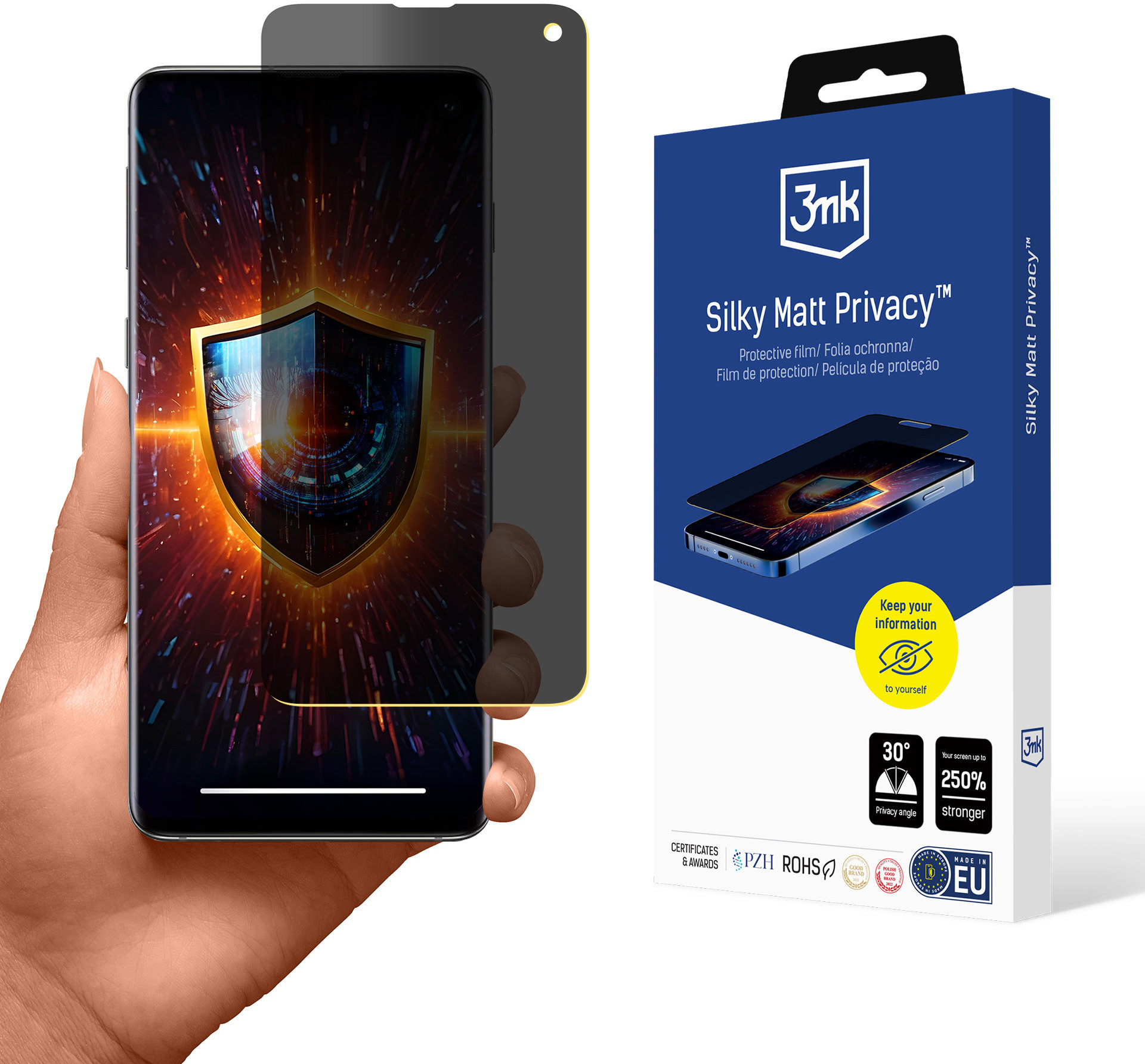 3mk Silky Matt Privacy pre Samsung Galaxy S10