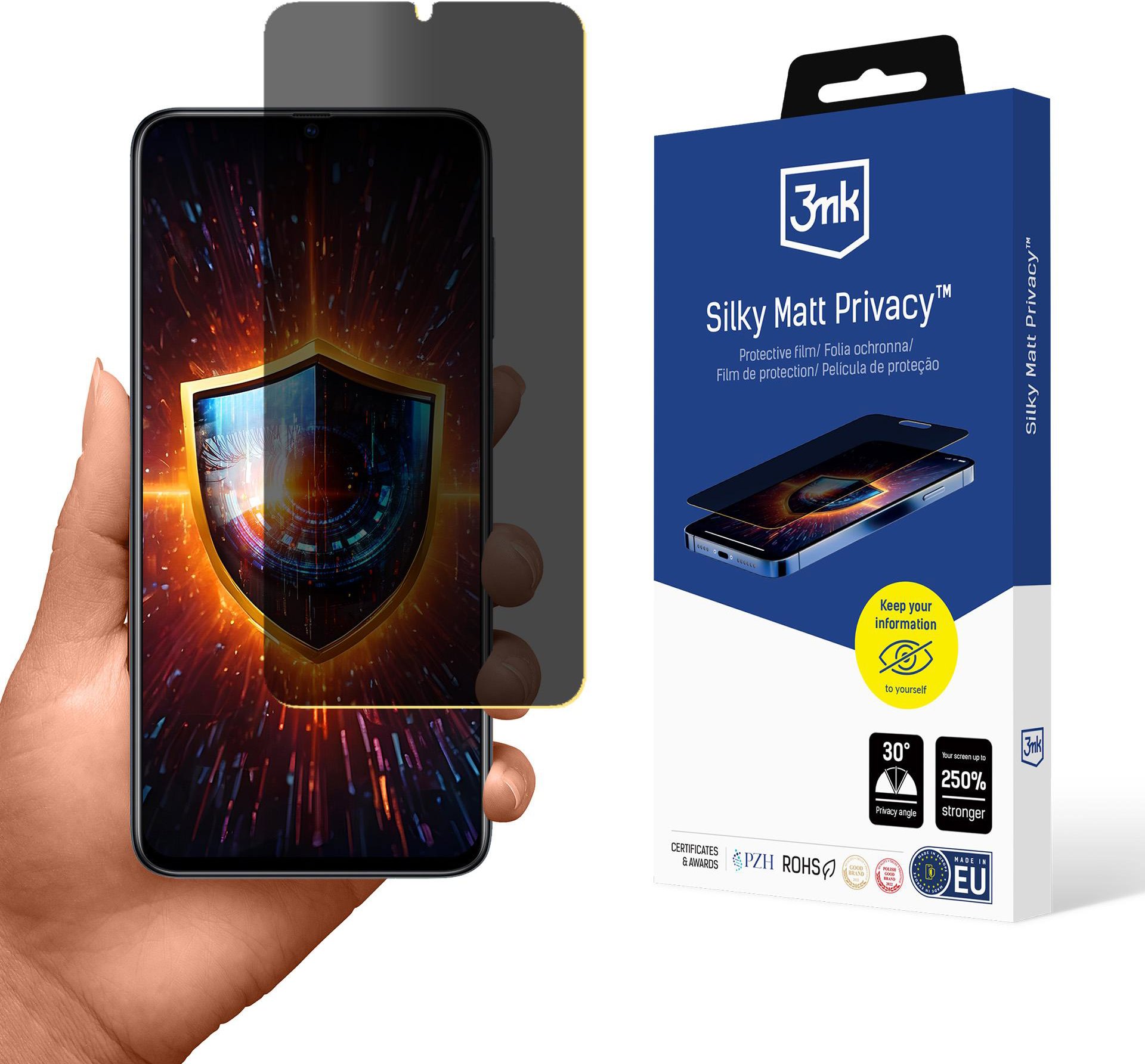 3mk Silky Matt Privacy pre Samsung Galaxy A70