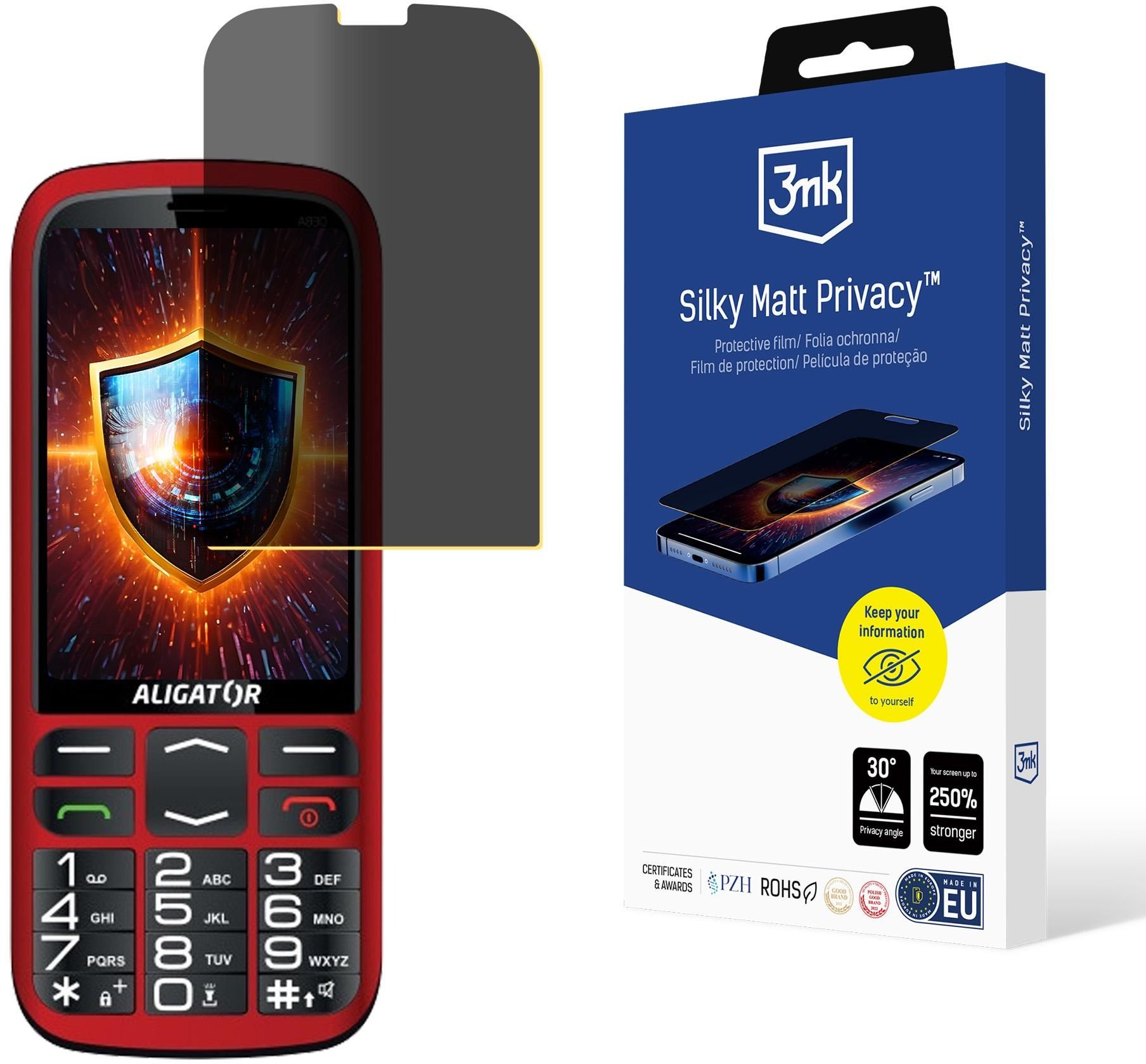 3MK Silky Matt Privacy pre Aligator A830 Senior