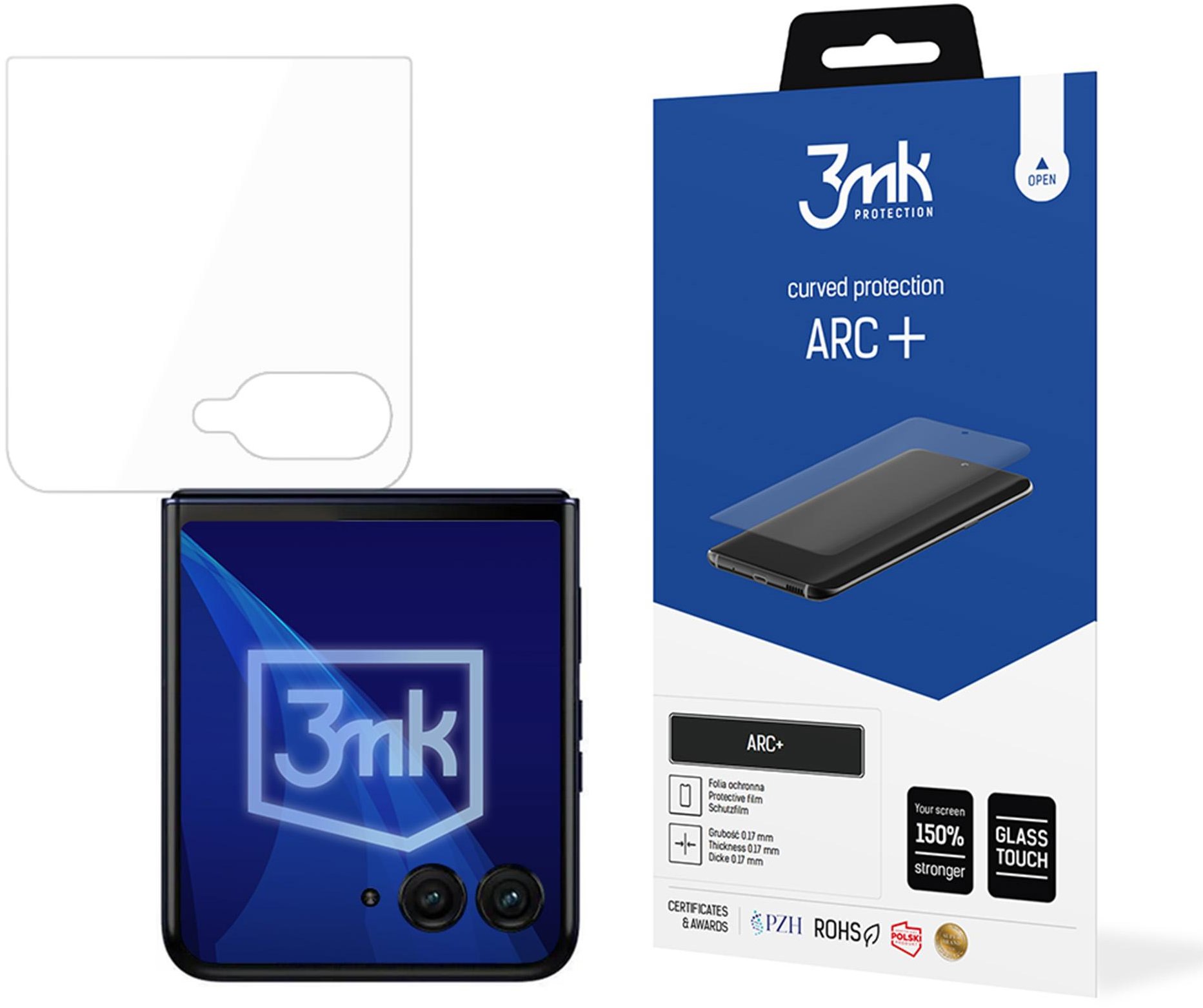 3MK ARC+ pre Motorola Razr 50 (front)