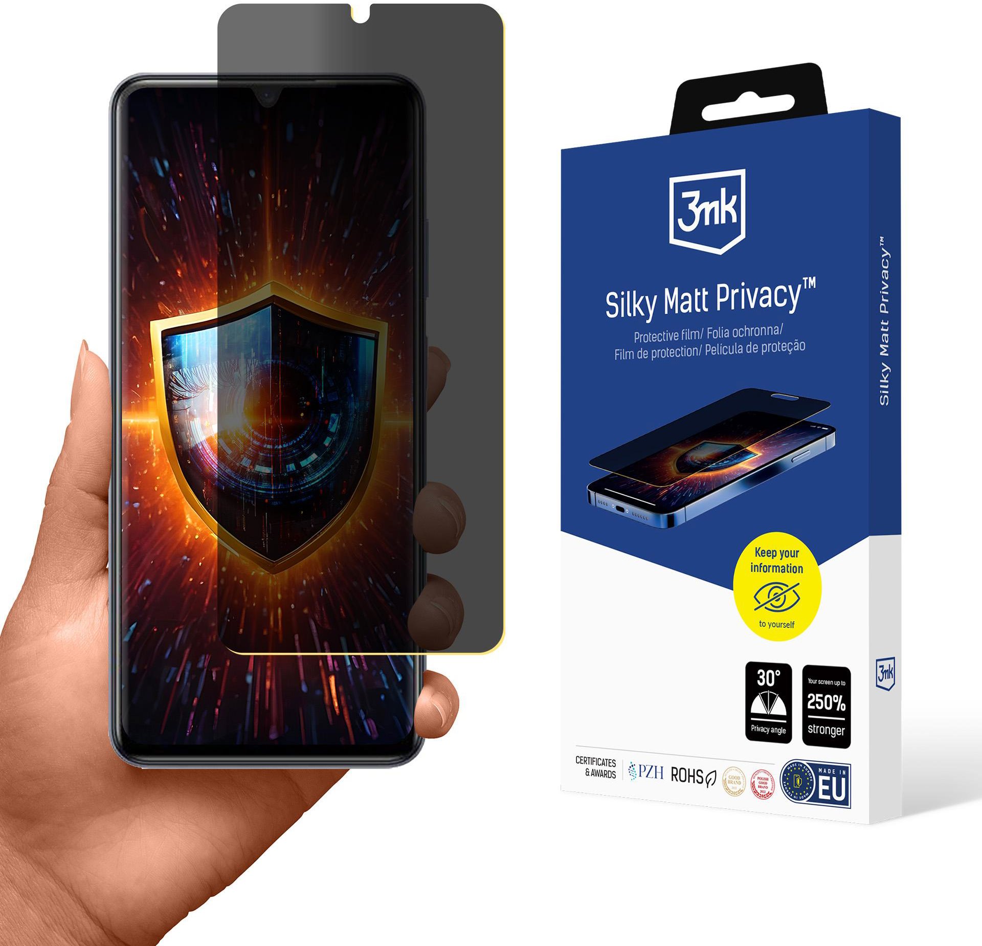3MK Silky Matt Privacy pre ZTE Blade V70 Max